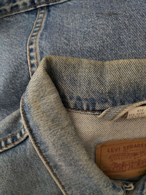 リーバイス Levis 90s 70507-0389 98年製 ワッペン付き デニムトラッカージャケット メンズ JPN:XL