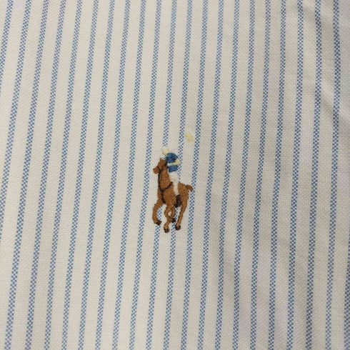 ラルフローレン RALPH LAUREN CUSTOM FIT ストライプボタンダウンL/S シャツ メンズ JPN:XL