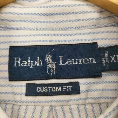 ラルフローレン RALPH LAUREN CUSTOM FIT ストライプボタンダウンL/S シャツ メンズ JPN:XL