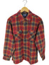 ペンドルトン PENDLETON 70s マルチカラーチェック 両フラップ ウールシャツ メンズ JPN:L
