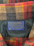 ペンドルトン PENDLETON 70s マルチカラーチェック 両フラップ ウールシャツ メンズ JPN:L