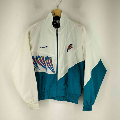 アディダス adidas 80~90s デサント製 ウインドブレーカー レディース M