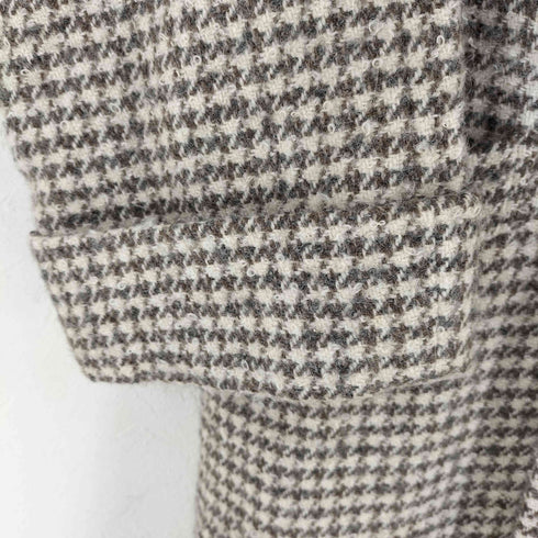 バーバリー BURBERRY WOOL ALPACA 千鳥格子 ダブルチェスターコート メンズ