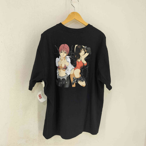 ESPER VISUALS 両面 キャラクタープリント 漫画 アニメTEE メンズ 2XL