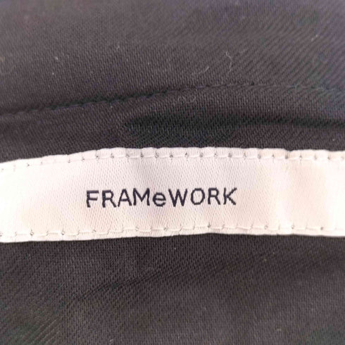 フレームワーク FRAMeWORK センタープレス セミフレア スラックス パンツ レディース JPN:36
