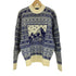 ケンゾー KENZO 80-90S ノルディック柄 雪山 モックネック ウール ニット メンズ