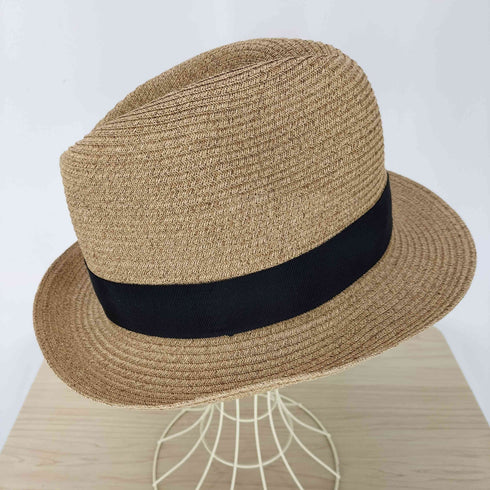 カシラ CA4LA リボン ストローハット レディース ONE SIZE
