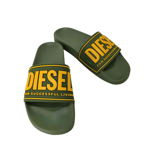 ディーゼル DIESEL イタリア製 SA MAYEMI CC スライドサンダル シャワーサンダル メンズ EUR:41