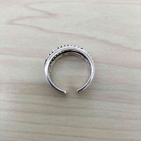 ロープデザイン 925刻印リング メンズ 13号