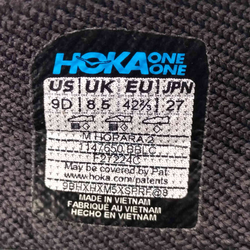 ホカオネオネ HOKA ONE ONE HOPARA 2 メンズ JPN:27