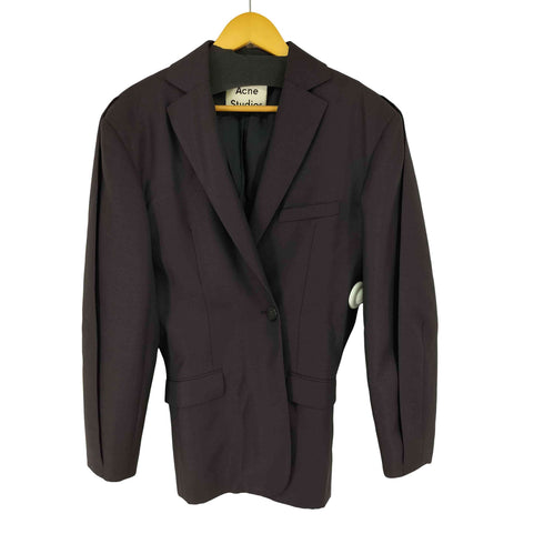 アクネストゥディオズ ACNE STUDIOS Voluminous Suit Jacket Aubergine Purple レディース FR:34