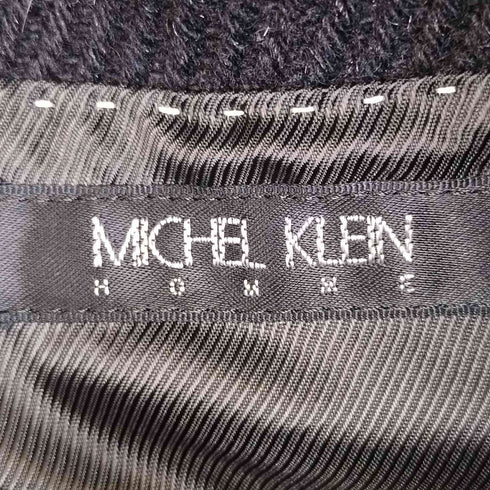 ミッシェルクランオム MICHEL KLEIN HOMME シャイニーウールカルゼチェスターコート メンズ JPN:48