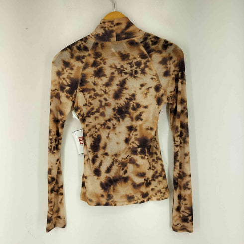 ナヌーシュカ nanushka L/S 総柄シアーハイネック レディース import:S