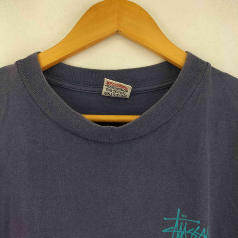 ステューシー Stussy 90s MADE IN USA 白タグ STUSNICS S/S Tシャツ PUMP IT UP メンズ JPN:L