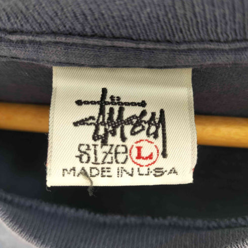 ステューシー Stussy 90s MADE IN USA 白タグ STUSNICS S/S Tシャツ PUMP IT UP メンズ JPN:L