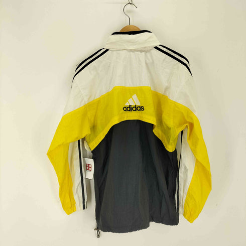 アディダス adidas 万国タグ 裏地メッシュ ハーフジップナイロンプルオーバー メンズ