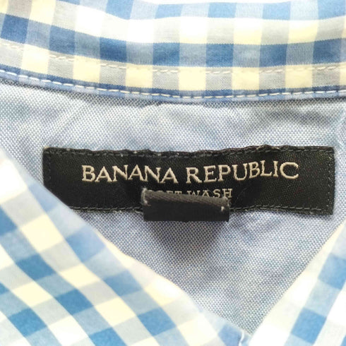 バナナリパブリック BANANA REPUBLIC ギンガムチェックシャツ メンズ JPN:XL