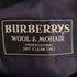 バーバリーズ BURBERRYS シングルブレスト 2B モヘア混 ウール テーラードジャケット メンズ AB7