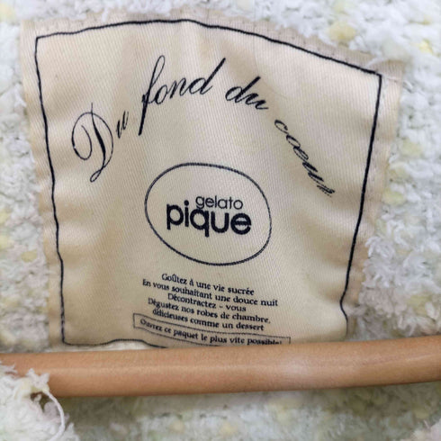 ジェラートピケ gelato pique モコモコ ジップアップパーカー レディース FREE