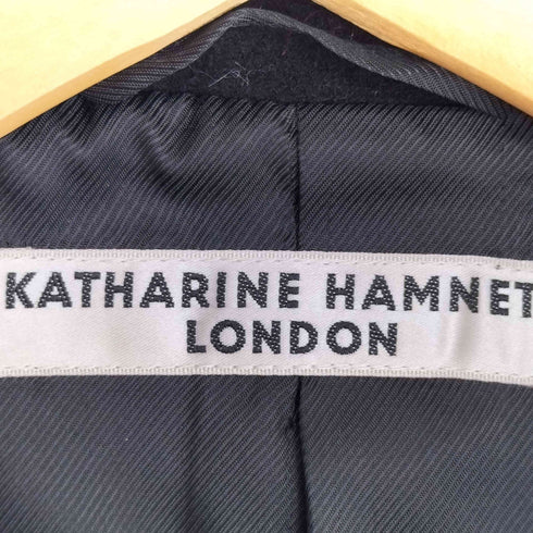 キャサリンハムネットロンドン KATHARINE HAMNETT LONDON 3B ウールチェスターコート メンズ import:S