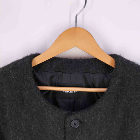 フェケテ FEKETE NO COLLAR WOOL SHAGGY JACKET ノーカラーウールシャギージャケット メンズ JPN:M