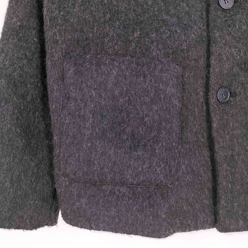 フェケテ FEKETE NO COLLAR WOOL SHAGGY JACKET ノーカラーウールシャギージャケット メンズ JPN:M