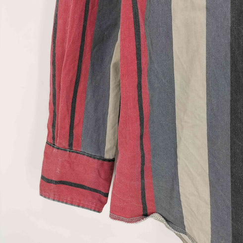 ラングラー Wrangler スナップボタン ストライプ ウエスタンシャツ メンズ import:XL