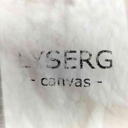 LYSERG ボーダー切替 クルーネックスウェット メンズ