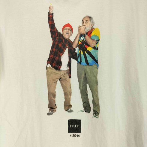 ハフ HUF フロントプリントクルーネックTシャツ メンズ JPN:M