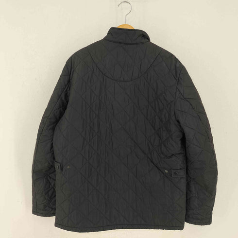 バブアー Barbour 襟コーデュロイ スタンドカラー キルティングジャケット メンズ import:L
