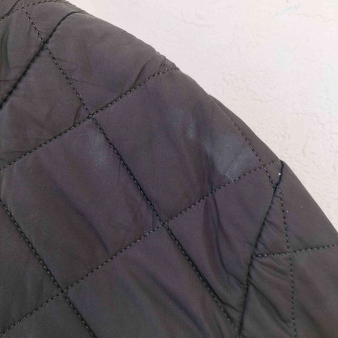 バブアー Barbour 襟コーデュロイ スタンドカラー キルティングジャケット メンズ import:L