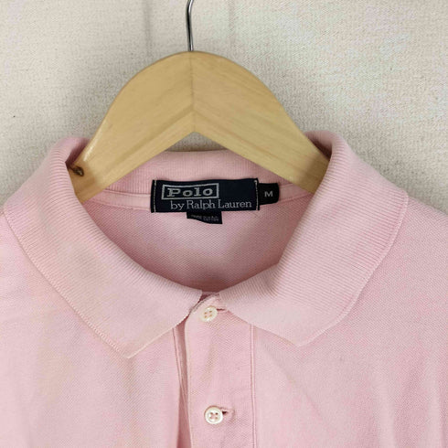 ポロバイラルフローレン Polo by RALPH LAUREN USA製 ポニー刺繍 鹿の子ポロシャツ メンズ import:M