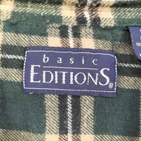 ベーシックエディションズ BASIC EDITIONS 両フラップポケット チェックシャツ メンズ JPN:L