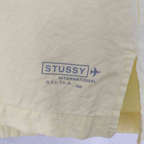 ステューシー Stussy 90s 紺タグ USA製 2ポケットボックスシャツ メンズ JPN:S