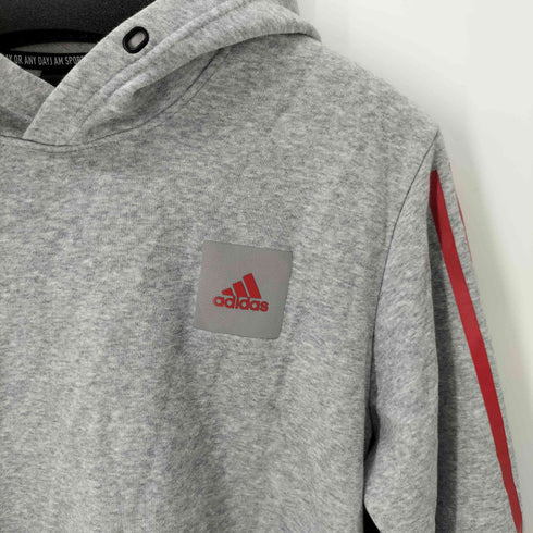 アディダス adidas ボックスロゴパッチ プルオーバーパーカー メンズ JPN:M