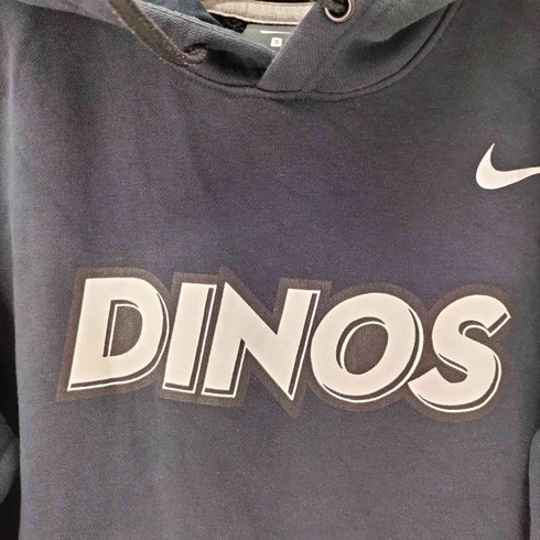ナイキ NIKE DINOS スウォッシュロゴプリントプルオーバーパーカー メンズ JPN:S