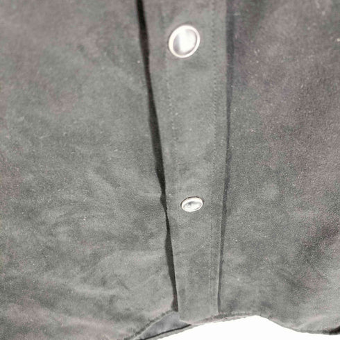 INDUSTRY&CO MADE IN JAPAN フェイクスエード ノーカラーシャツ メンズ JPN:L