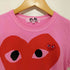 プレイコムデギャルソン PLAY COMME des GARCONS AD2011 HEART PRINT S/S TEE レディース JPN:M