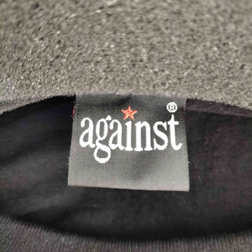 against 両面プリント バンドTEE メンズ JPN:XL