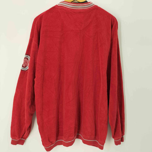 スターター STARTER 90S カレッジプリント パイル地スウェットプルオーバー メンズ JPN:L