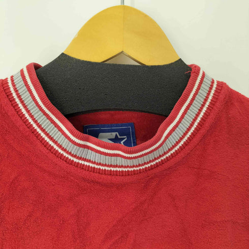 スターター STARTER 90S カレッジプリント パイル地スウェットプルオーバー メンズ JPN:L