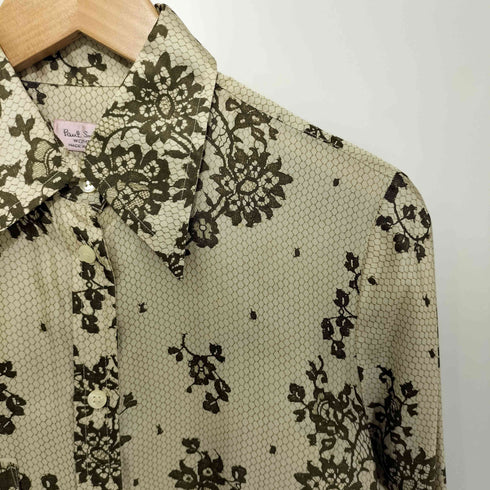 ポールスミス Paul Smith 総柄 レーヨンシャツ レディース EUR:40