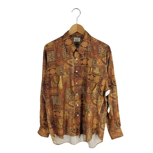 ビームス BEAMS OLD 総柄 長袖シャツ メンズ JPN:L