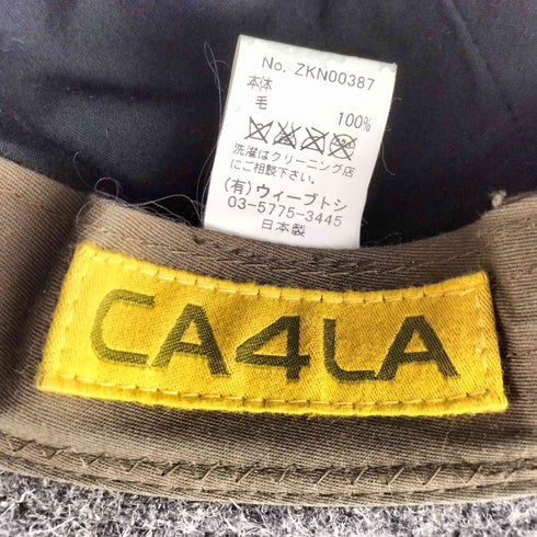 カシラ CA4LA ウール ツイード ハット メンズ