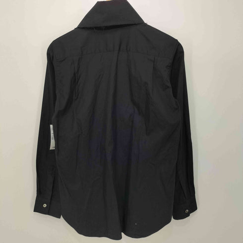 ジュンヤワタナベコムデギャルソン JUNYA WATANABE COMME des GARCONS AD2003 コットン L/S shirt カットオフ襟 レディース JPN:M