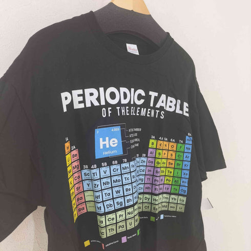 元素 周期表 プリントTEE メンズ JPN:XL