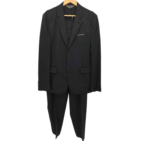 コムデギャルソンオムプリュス COMME des GARCONS HOMME PLUS AD2010 フェイクベスト シングルテーラードジャケット セットアップ メンズ M