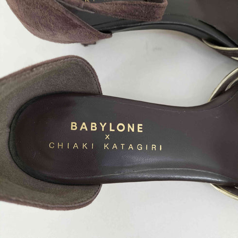 バビロン BABYLONE CHIAKI KATAGIRI スエード サンダル レディース JPN:24.5