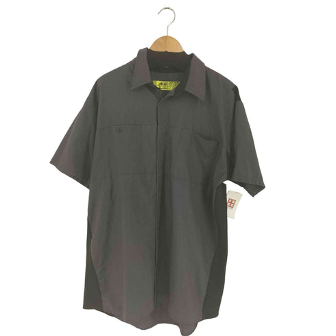 レッドキャップ RED KAP メッシュ切替 スナップワークシャツ メンズ import:XL