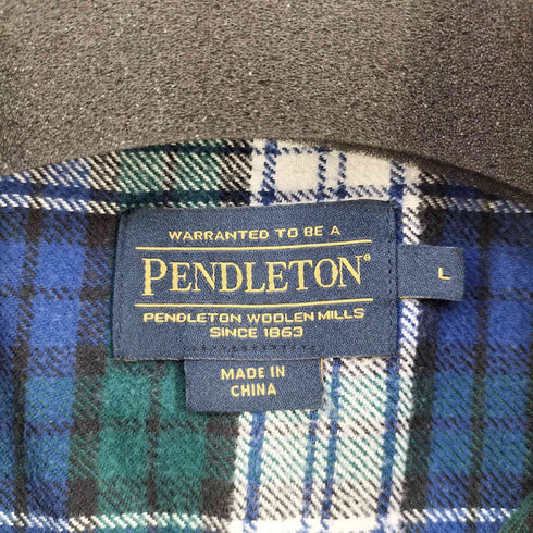 ペンドルトン PENDLETON HOWTHORNE エルボーパッチ ネルシャツ メンズ JPN:L